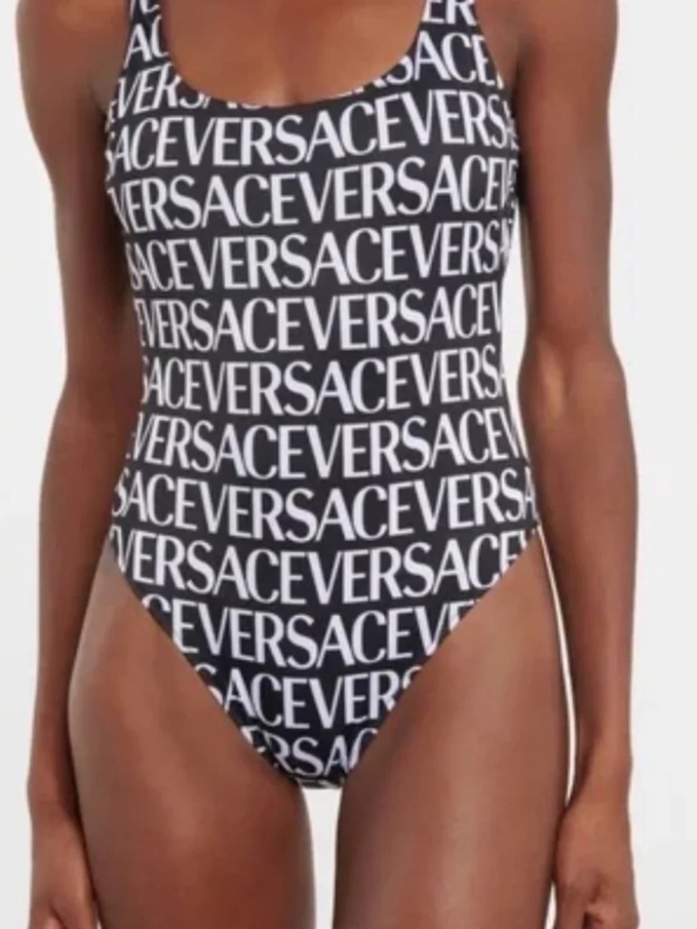 Versace all-over logo print one-piece Size 3